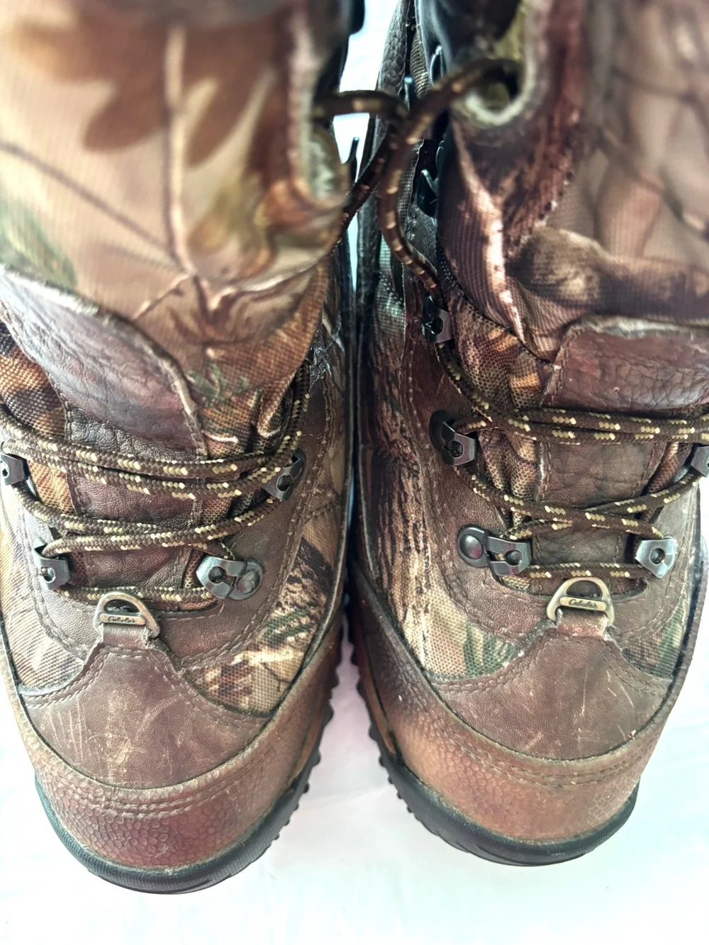 NWOT Cabela's Camo Brown Inferno Insulated Waterproof Hunting Boots SZ 9 D